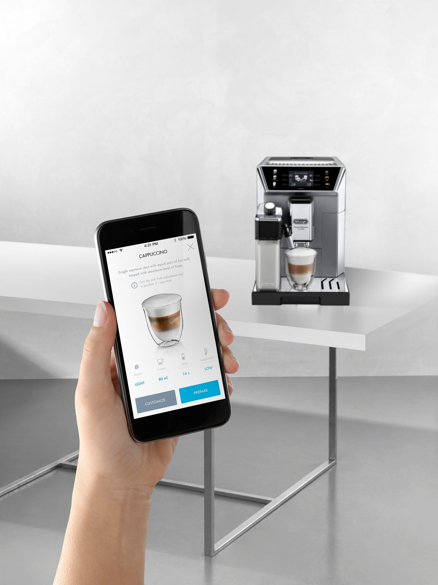 ECAM 550.85.MS PRIMADONNA CLASS silber Kaffeevollautomat